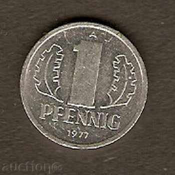 1 фенинг ГДР
