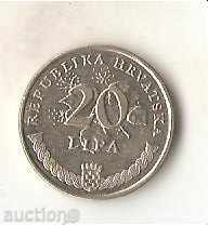 Croatian 20 linden 1999