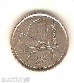 + Ισπανία 5 πεσέτες το 2001 με τιμή 0.40 BGN | € 0.20 + Ισπανία 5 πεσέτες το 2001 με τιμή 0.40 BGN | € 0.20