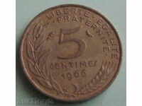 5 centimes-Franța-1966.