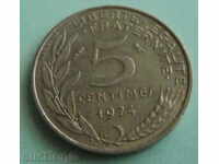 5 centimes-Franța-1974.
