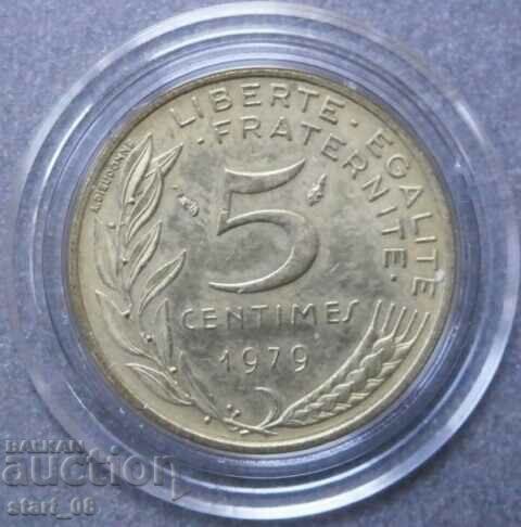 5 centime-Franța-1979.