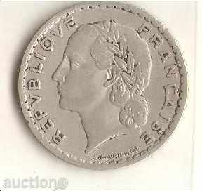 5 francs France 1949 with price 1.00 BGN | € 0.51 5 francs France 1949 with price 1.00 BGN | € 0.51