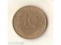 + Franța 10 centime 1972