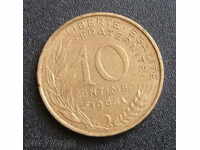 10 centime-Franța-1968.