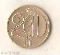 Чехословакия  20  халера  1983 г.