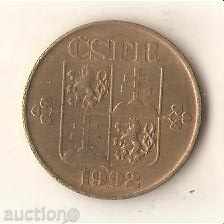 Czechoslovakia 1 Crown 1992 with price 1.20 BGN | € 0.61