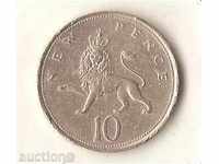 + Great Britain 10 pence 1976