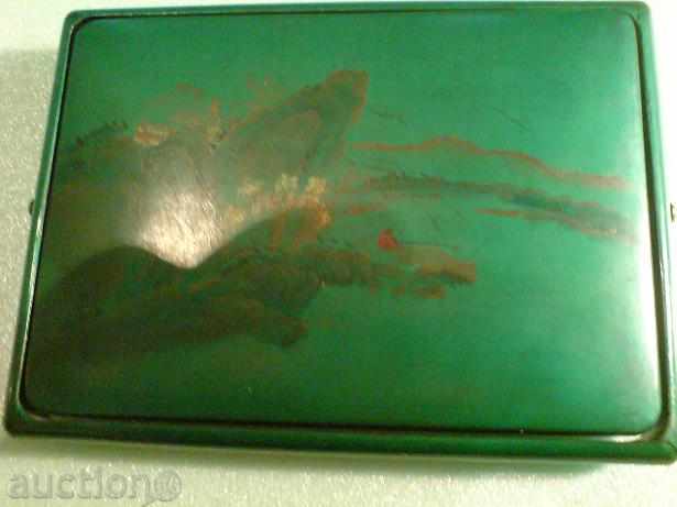 Δημοπρασία ζωγραφισμένα στο χέρι ξύλινα περίπτωση τσιγάρων Δημοπρασία ζωγραφισμένα στο χέρι ξύλινα περίπτωση τσιγάρων