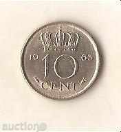 Olanda 10 cenți 1963