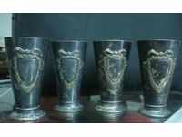 4  красиви чаши "Argentor"