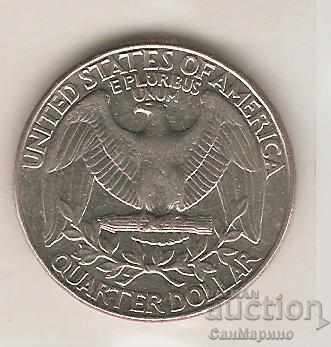 1І4  долар   САЩ   1991  г.  D*