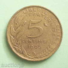 FRANCE-5 centimes-1966.