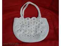 Lady handbag - knitted by hand