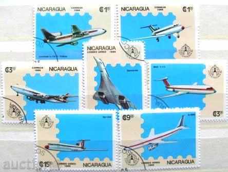 Auction 1986 Nicaragua - Reactive planes Auction 1986 Nicaragua - Reactive planes