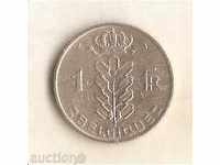 1 франк  Белгия 1968 г. френска легенда