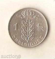 1 франк  Белгия 1969 г. френска легенда
