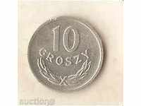 Полша  10  гроша  1966 г.