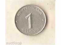 + GDR 1 pfennig 1952 A