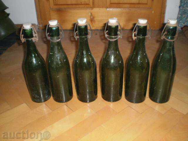6 pcs of beer bottles