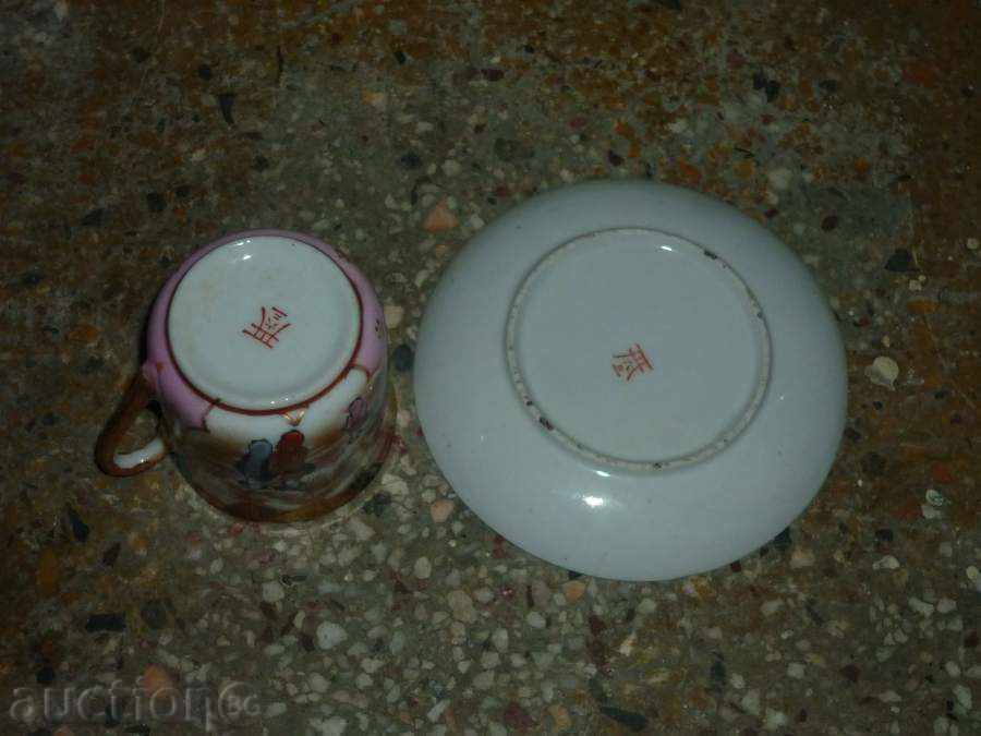 Beautiful service porcelain Japan early 20th century cup teapot jug - 5 Beautiful service porcelain Japan early 20th century cup teapot jug - 5