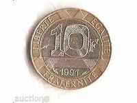 10 франка Франция 1991 г.
