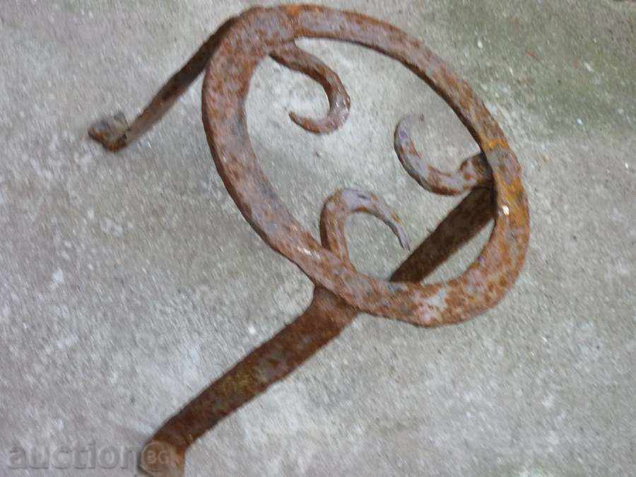 Old forged Sazhek Pyrostia wrought iron Pyrostia