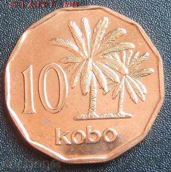 NIGERIA-10 KOBO-1991
