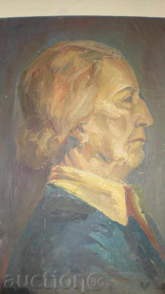 Auction I sell an old picture. A portrait of an elderly woman. Auction I sell an old picture. A portrait of an elderly woman.