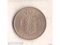 +Белгия  1  франк  1970 г.  френска легенда
