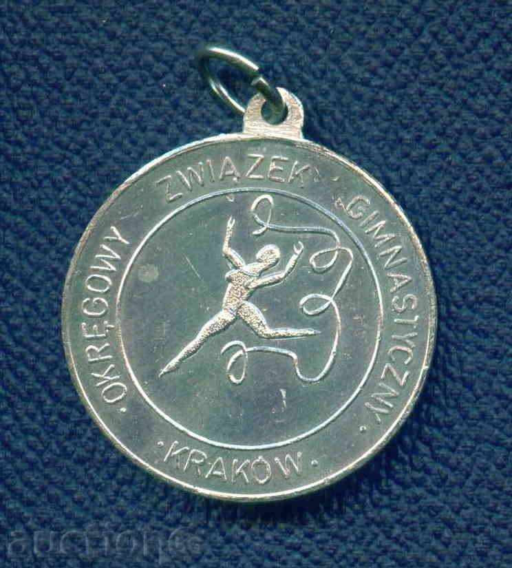 ΜΕΤΑΛΛΙΟ άθλημα γυμναστική - Κρακοβία / M374 με τιμή 4.99 BGN | € 2.55 ΜΕΤΑΛΛΙΟ άθλημα γυμναστική - Κρακοβία / M374 με τιμή 4.99 BGN | € 2.55