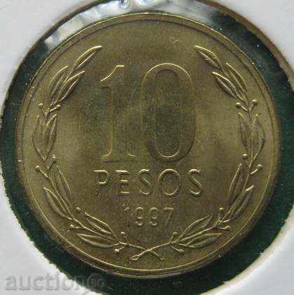 CHILE-10 pesos 1997.