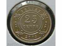 BELIZ - 25 cents 2003