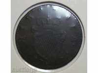 Irlanda 1/2 penny 1775 - Greutate 8 g / 28 mm diametru