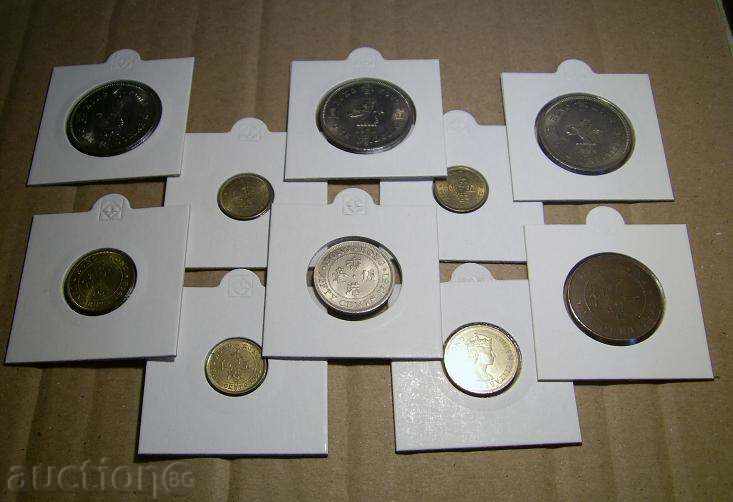 Hong Kong selectat Lot 9 monede de calitate 1923-1970