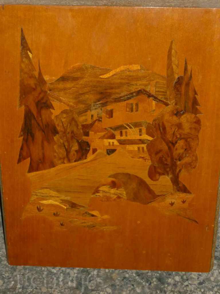 Δημοπρασία Εφαρμοσμένη τέχνη, intarsia Δημοπρασία Εφαρμοσμένη τέχνη, intarsia