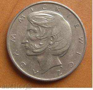 Poland 10 zloty 1975 Adam Mickiewicz with price 0.50 BGN | € 0.26