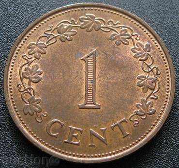 MALTA - 1 cent - 1972.