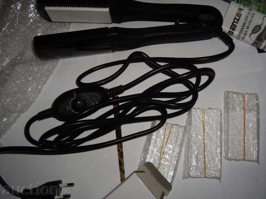 Auction Ceramic hair press with temperature regulator Auction Ceramic hair press with temperature regulator