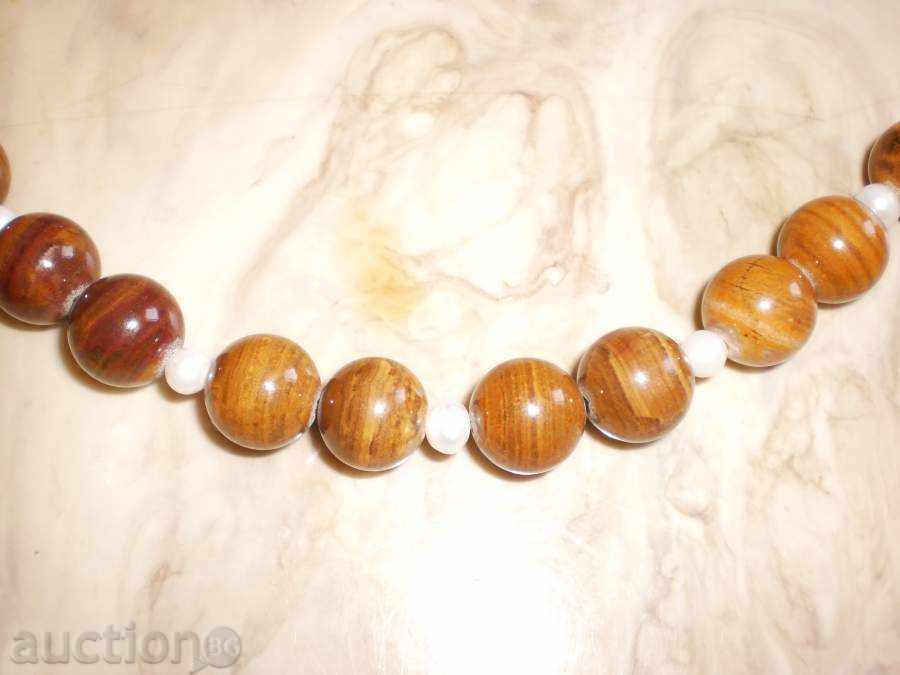 Tiger Eye Ginger and Small Pearls with price 53.00 BGN | € 27.10 Tiger Eye Ginger and Small Pearls with price 53.00 BGN | € 27.10