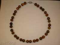 Tiger Eye Ginger and Small Pearls
