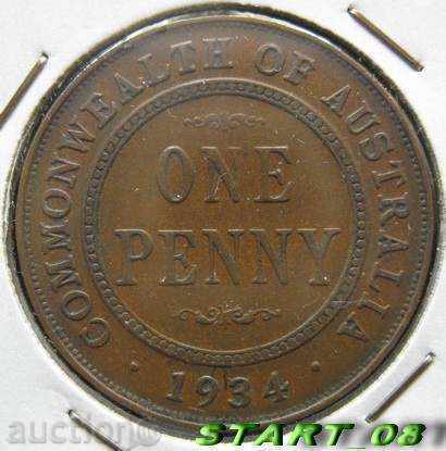 AUSTRALIA-penny-1934