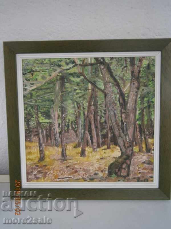 Picture - Forest - oil on canvas - Hrista Panteva with price 70.00 BGN | € 35.79 Picture - Forest - oil on canvas - Hrista Panteva with price 70.00 BGN | € 35.79