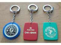 Lot keychains from social time