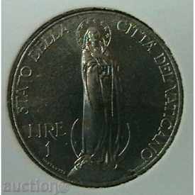 1 pound 1933-34, the Vatican