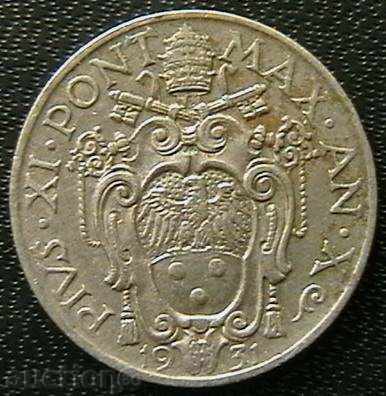 20 cents 1931, Vatican City with price 15.00 BGN | € 7.67