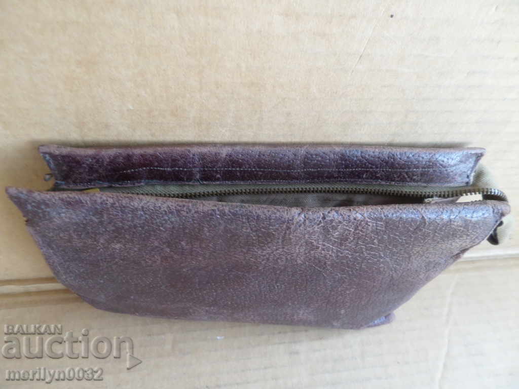 Licitație Vechi portofel pungă de pungă de pungă