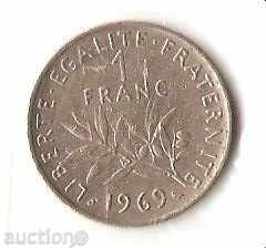 1 franc 1969 Franța