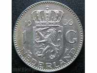 OLANDA - Gulden 1956. cu argint