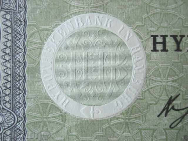 Auction  (¯` '• • GERMANY Bank Loan-Mortgage 100 Marks 1935 UNC • • • •)